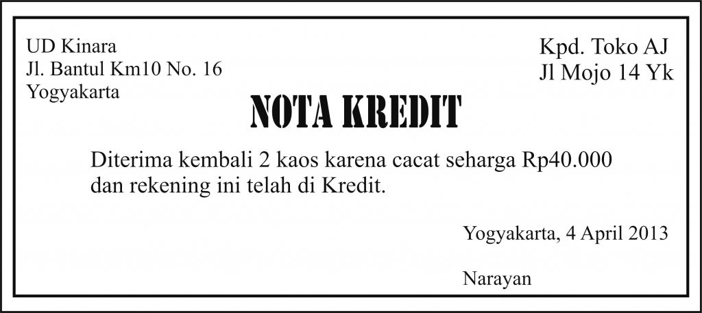 Detail Gambar Nota Debet Nomer 8