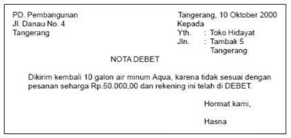 Detail Gambar Nota Debit Nomer 7