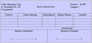 Detail Gambar Nota Faktur Nomer 12