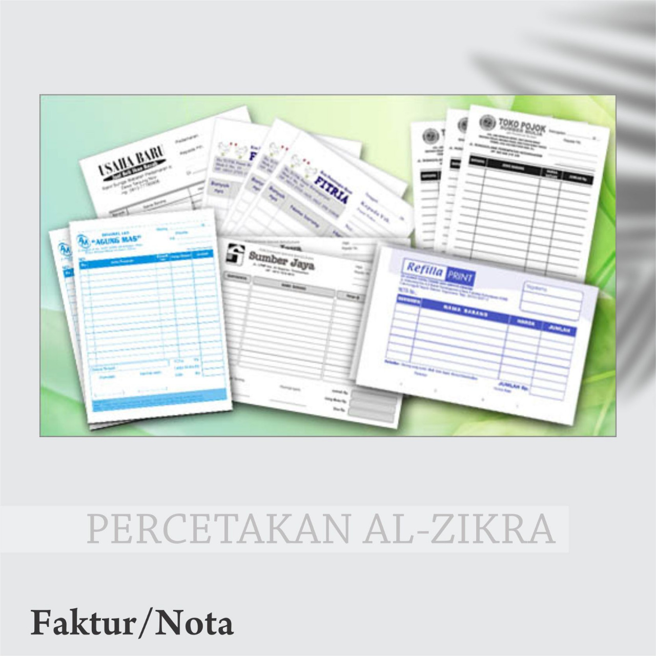 Detail Gambar Nota Faktur Nomer 25