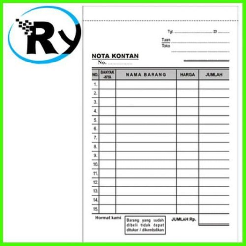 Detail Gambar Nota Kosong Nomer 7