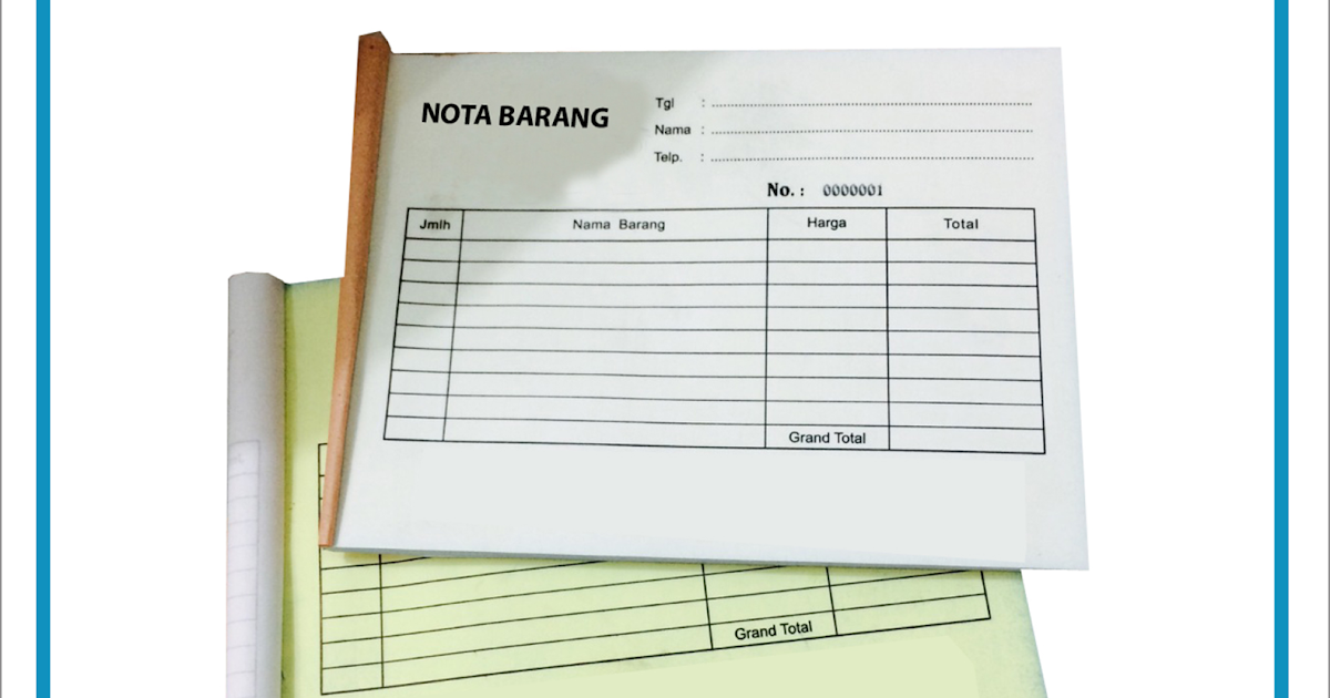 Detail gambar nota kosong bali koleksi nomer 40