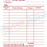 Detail Gambar Nota Kosong Toko Kain Nomer 22