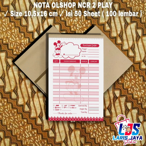 Detail Gambar Nota Olshop Nomer 34