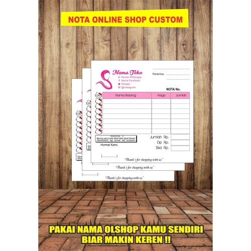 Detail Gambar Nota Olshop Nomer 38