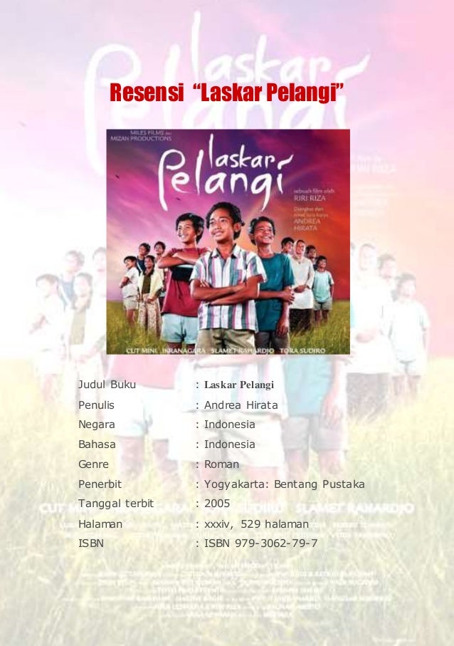 Detail Gambar Novel Laskar Pelangi Nomer 15