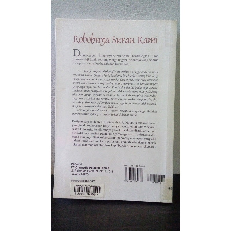 Detail Gambar Novel Robohnya Surau Kami Nomer 24