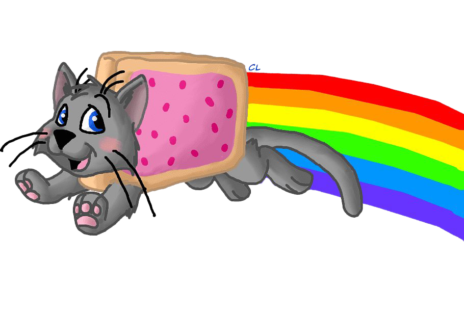 Detail Gambar Nyan Cat Anime Transparent Nomer 45