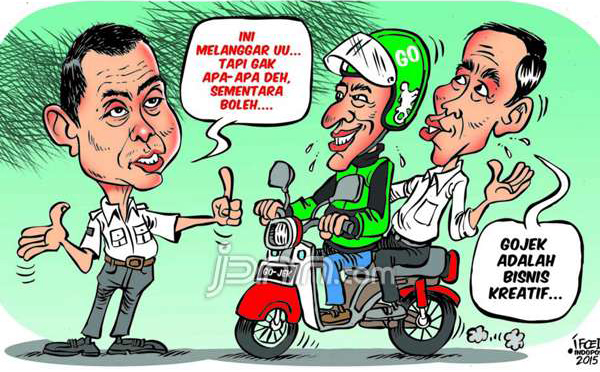 Detail Gambar Ojek Karikatur Nomer 27