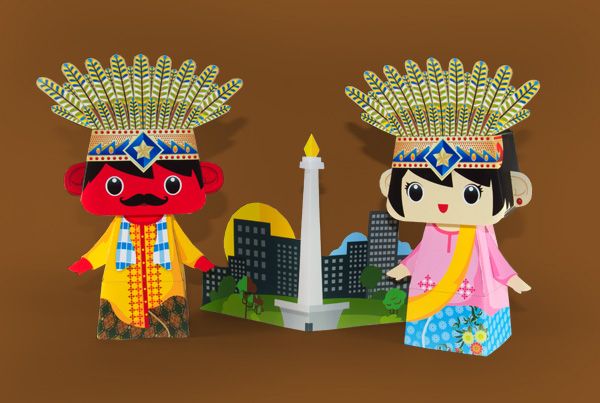 Detail Gambar Ondel Ondel Betawi Kartun Nomer 22