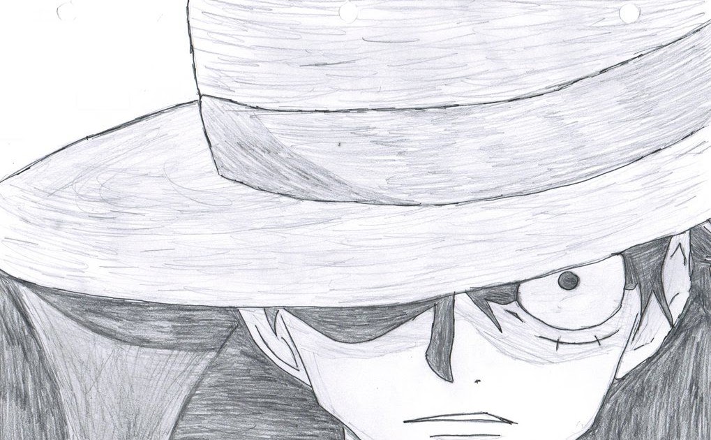 Detail Gambar One Piece Luffy Hitam Putih Nomer 56