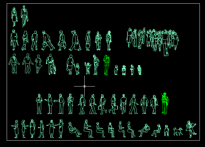 Detail Gambar Orang Autocad Nomer 2