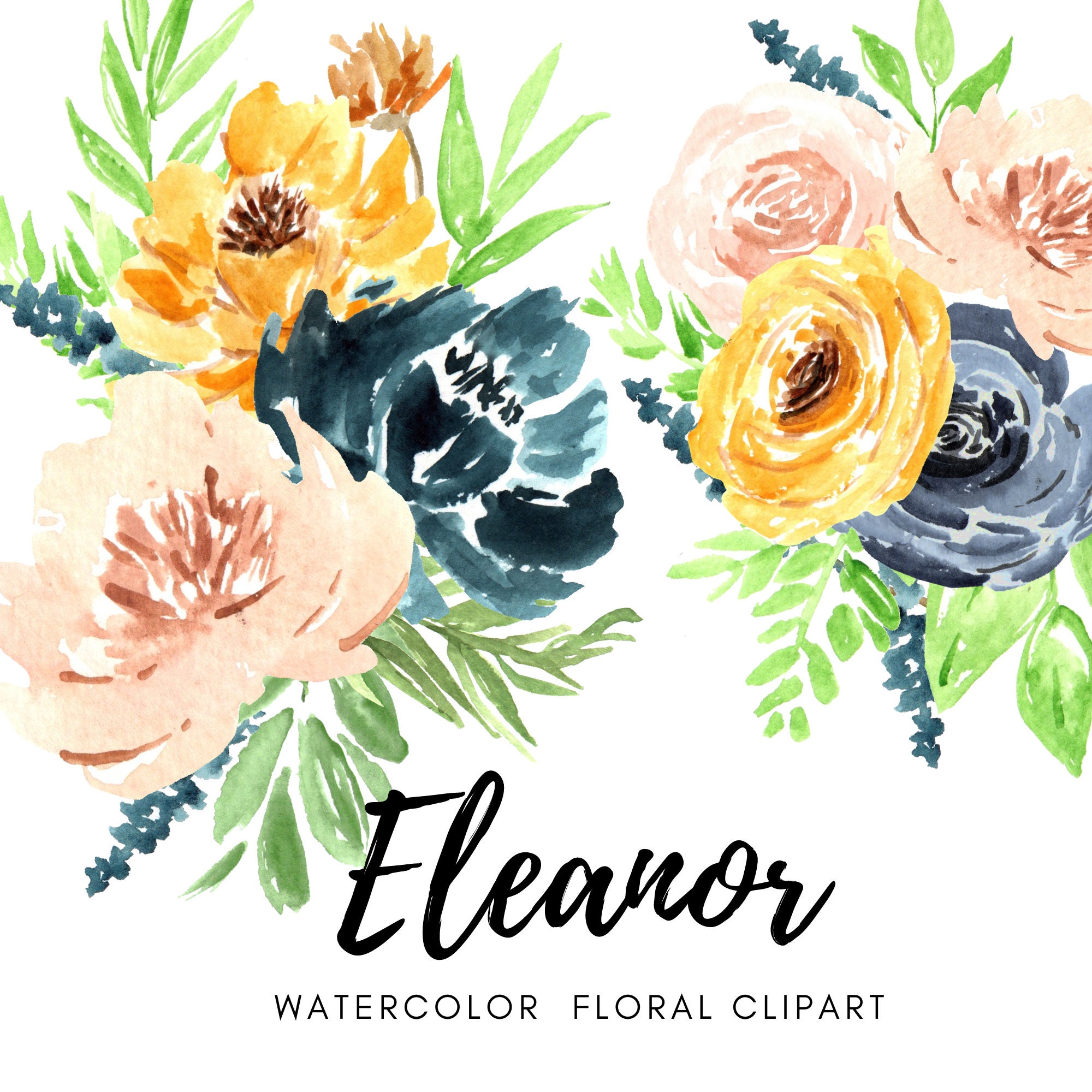 Detail Blossom Watercolor Nomer 21