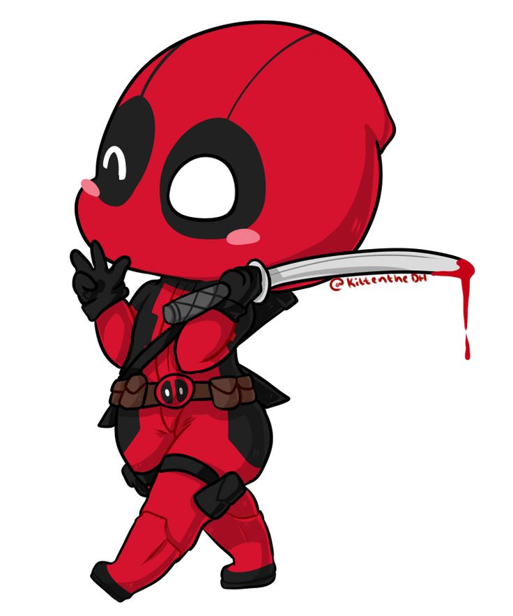 Detail Chibi Deadpool And Spiderman Nomer 10