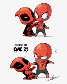Detail Chibi Deadpool And Spiderman Nomer 11