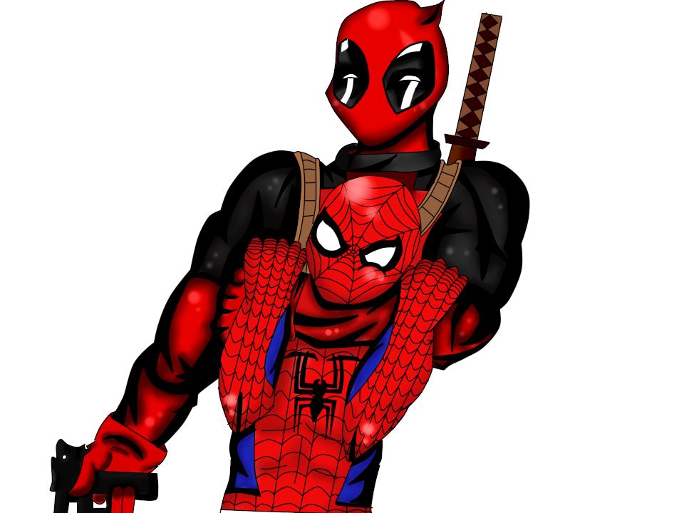 Detail Chibi Deadpool And Spiderman Nomer 13