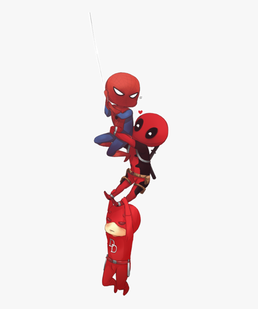 Detail Chibi Deadpool And Spiderman Nomer 14