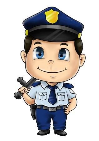 Detail Clipart Polizei Comic Nomer 19