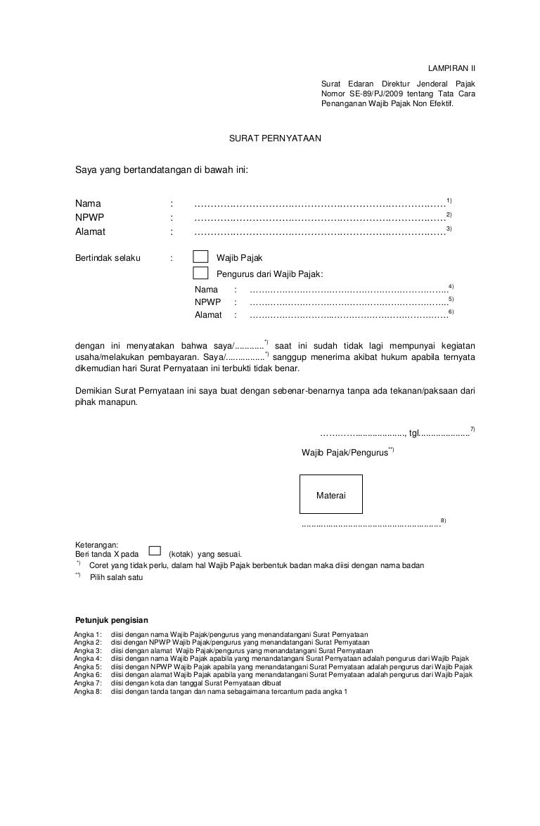 Detail Contoh Surat Pengantar Pembuatan Npwp Dari Desa Nomer 43