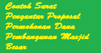 Detail Contoh Surat Pengantar Permohonan Dana Nomer 57