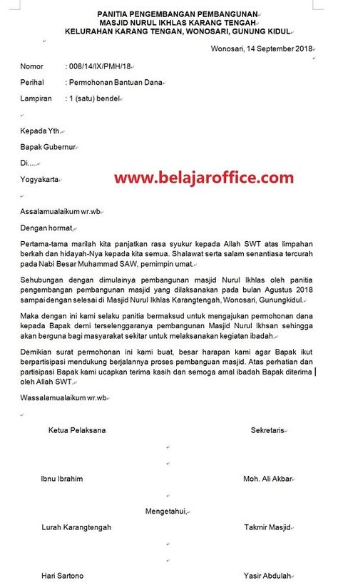 Detail Contoh Surat Pengantar Proposal Sponsorship Nomer 40