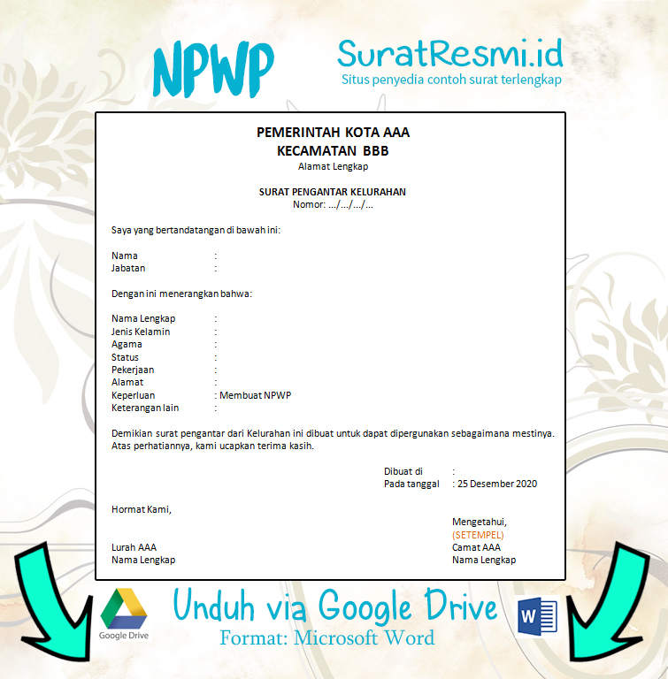 Detail Contoh Surat Pengantar Skck Nomer 38