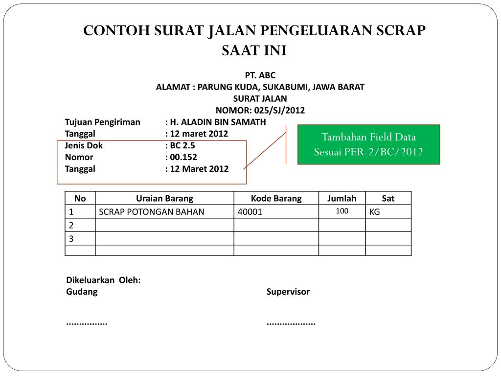 Detail Contoh Surat Pengeluaran Barang Nomer 37