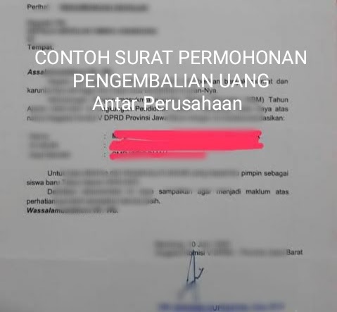 Detail Contoh Surat Pengembalian Dana Nomer 30