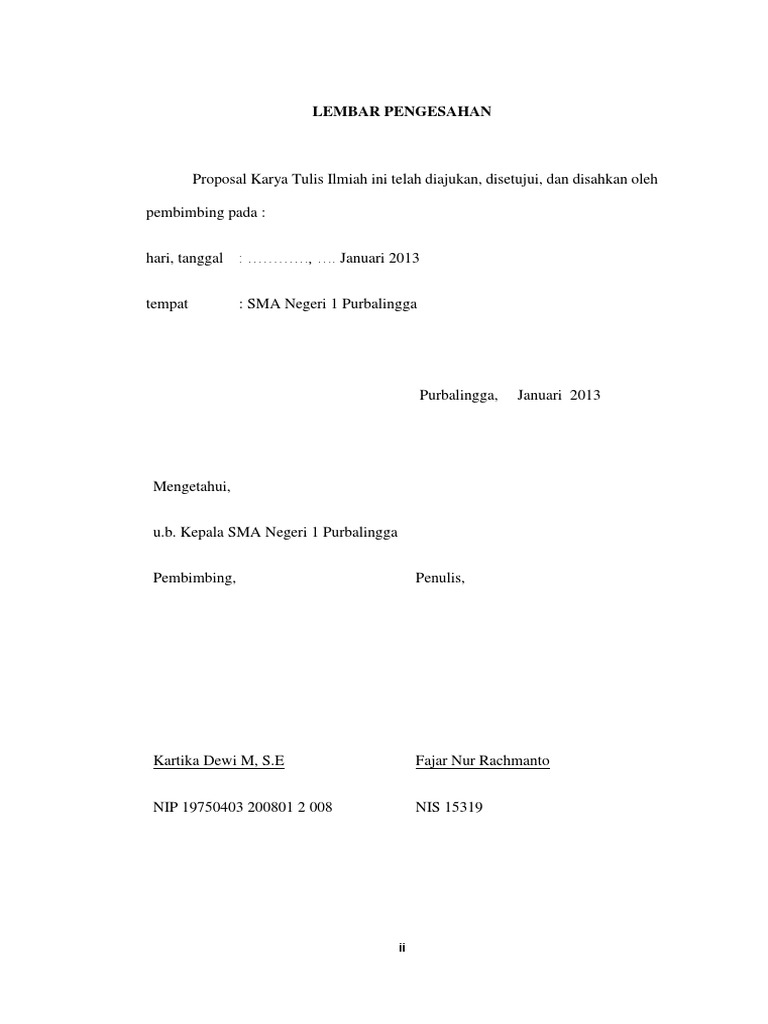 Detail Contoh Surat Pengesahan Proposal Nomer 14