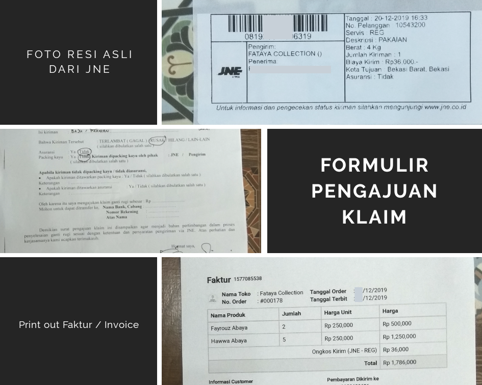 Detail Contoh Surat Pengiriman Barang Jne Nomer 43