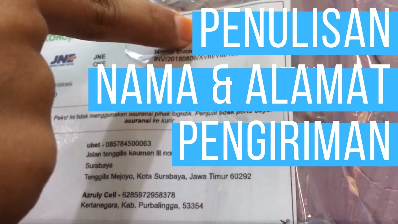 Detail Contoh Surat Pengiriman Barang Jne Nomer 54