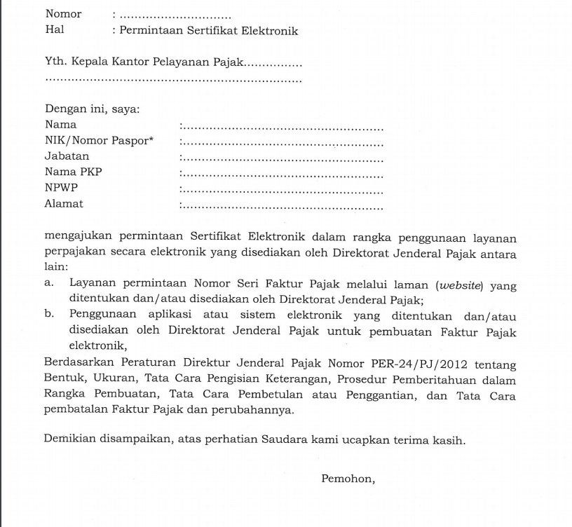 Detail Contoh Surat Pengukuhan Nomer 24