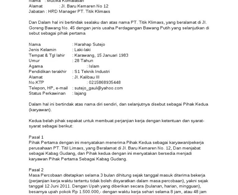 Detail Contoh Surat Pengukuhan Nomer 48