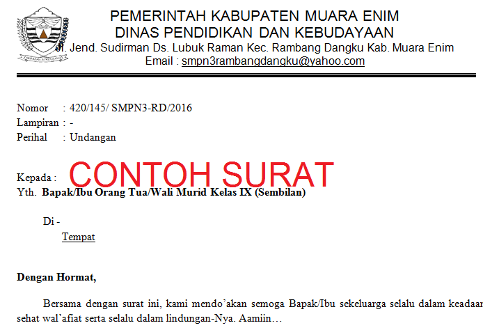 Detail Contoh Surat Pengumuman Kelulusan Nomer 39