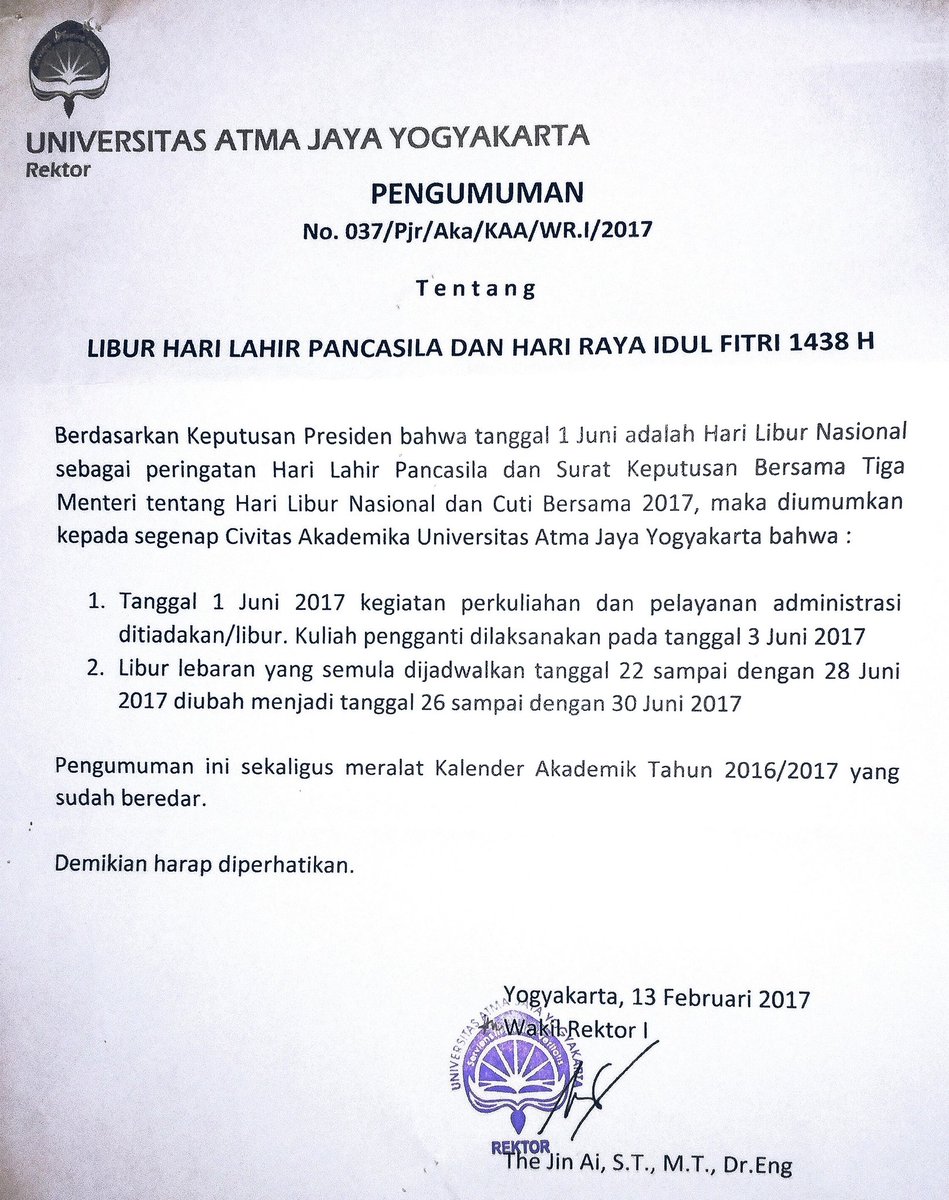 Detail Contoh Surat Pengumuman Libur Nomer 26