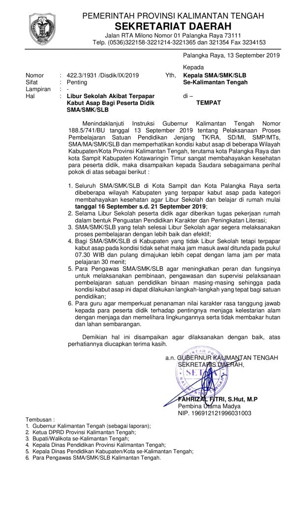 Detail Contoh Surat Pengumuman Libur Idul Fitri Perusahaan Nomer 42