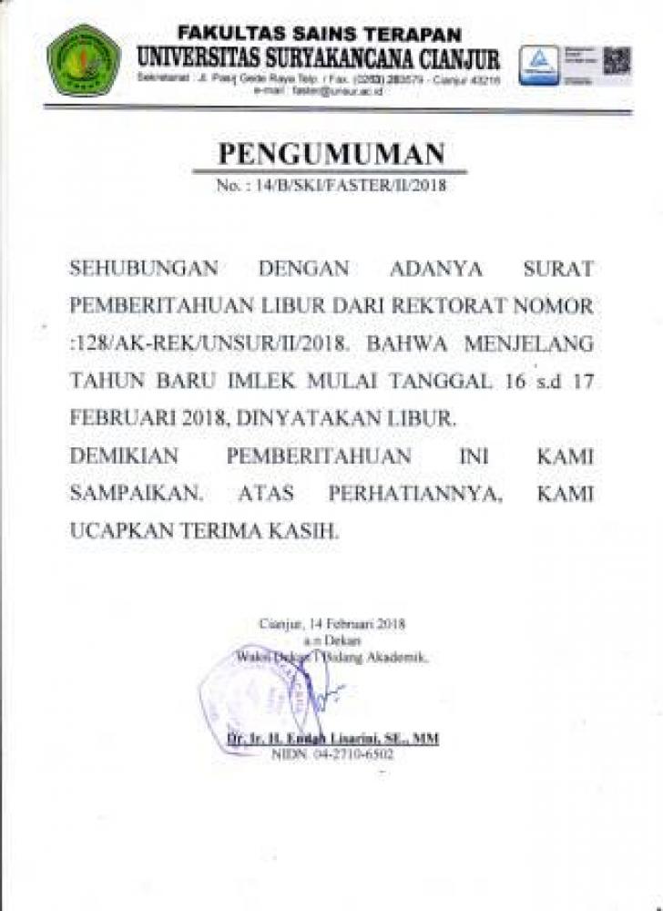 Detail Contoh Surat Pengumuman Libur Idul Fitri Perusahaan Nomer 43