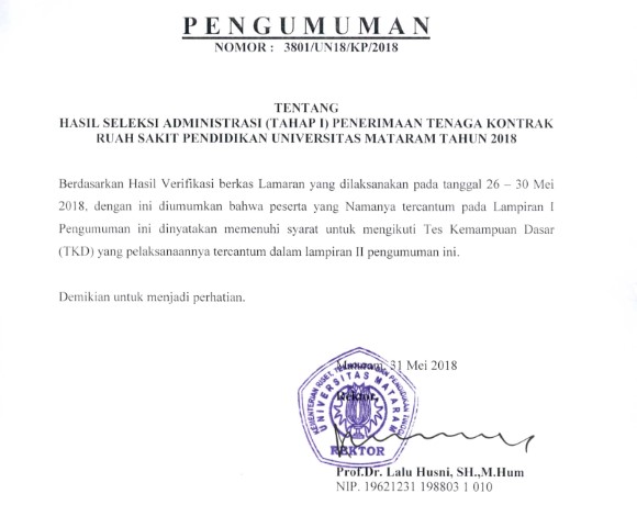 Detail Contoh Surat Pengumuman Penerimaan Karyawan Baru Nomer 26