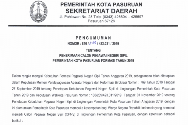 Detail Contoh Surat Pengumuman Penerimaan Karyawan Baru Nomer 6