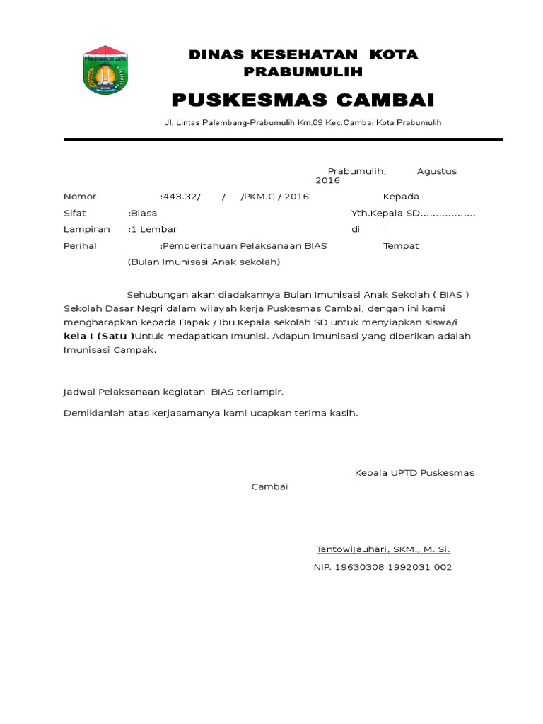 Detail Contoh Surat Pengumuman Sekolah Nomer 41