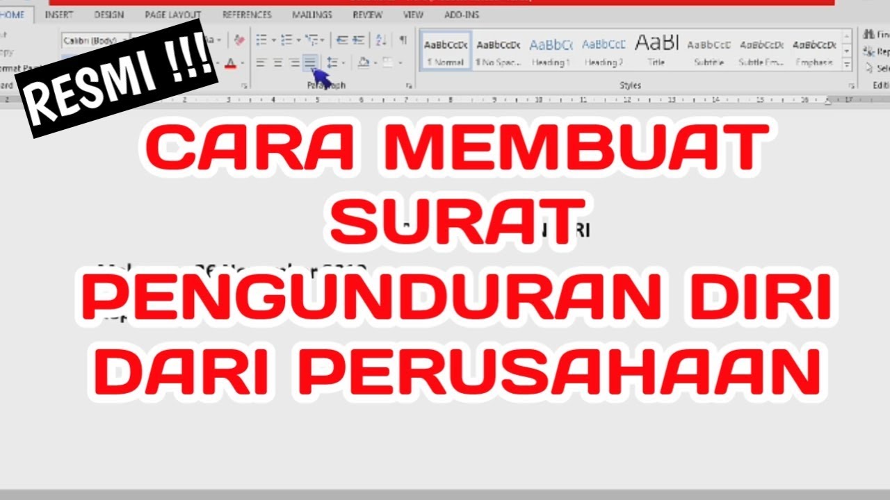 Detail Contoh Surat Pengunduran Diri Dari Cafe Nomer 42