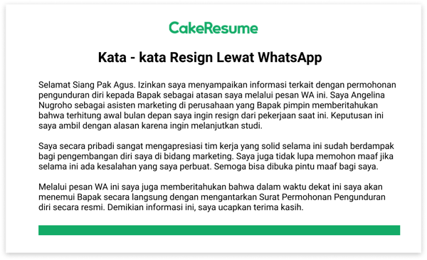 Detail Contoh Surat Pengunduran Diri Di Grup Wa Nomer 2