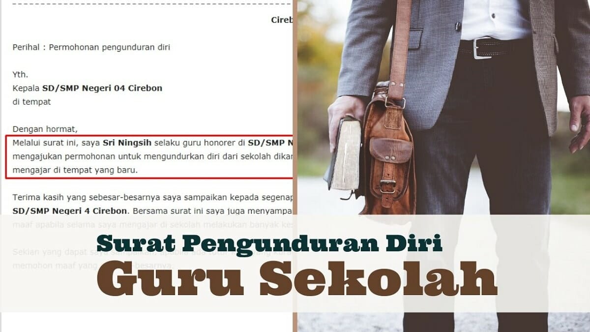 Detail Contoh Surat Pengunduran Diri Guru Nomer 17