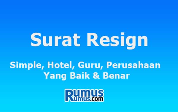 Detail Contoh Surat Pengunduran Diri Guru Tk Nomer 33