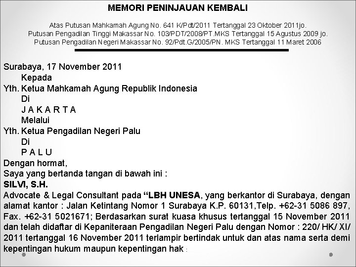 Detail Contoh Surat Peninjauan Kembali Nomer 38