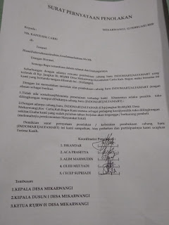 Detail Contoh Surat Penolakan Warga Nomer 6