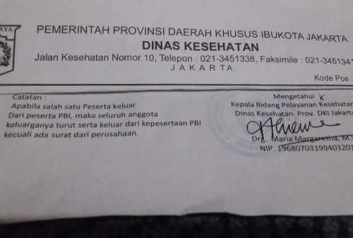 Detail Contoh Surat Penonaktifan Bpjs Kesehatan Nomer 35