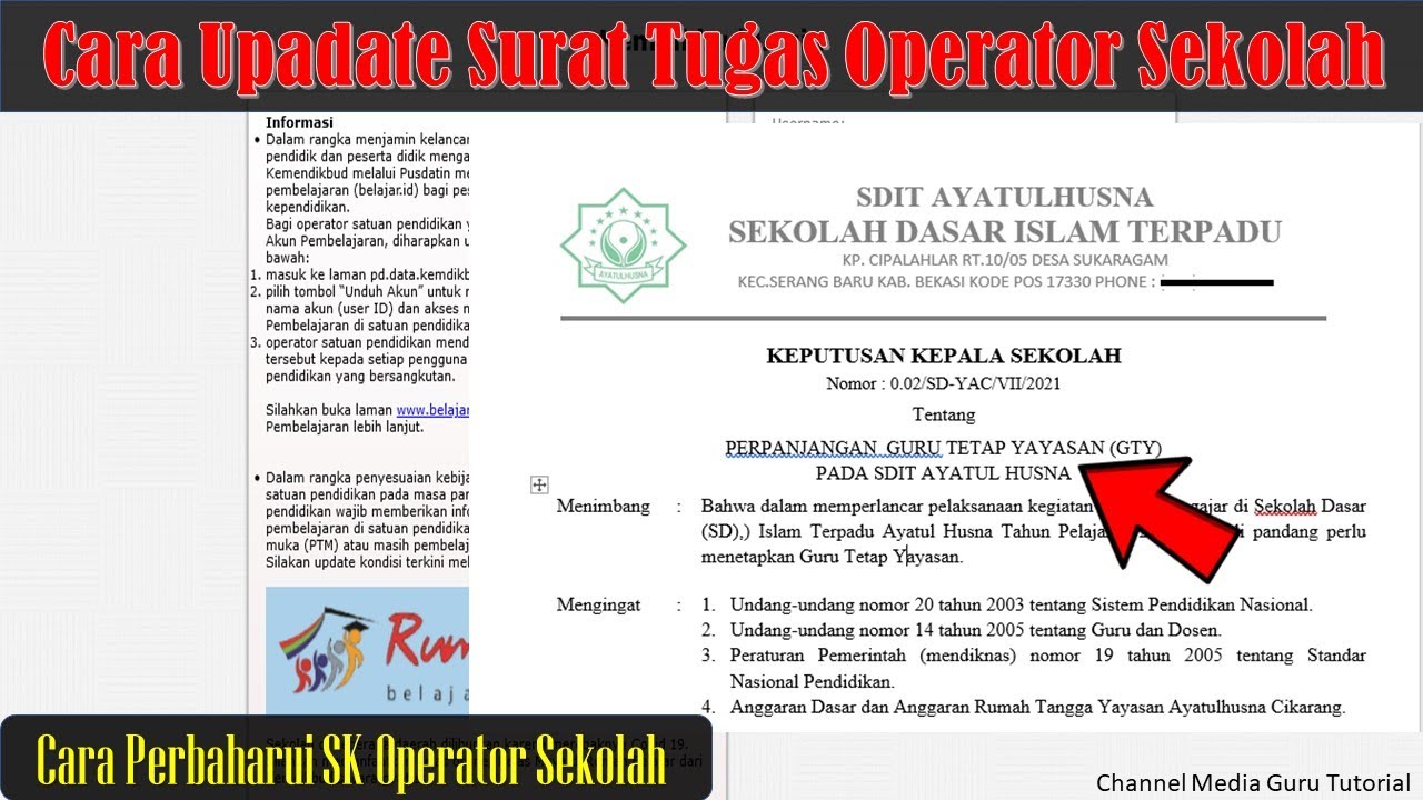 Detail Contoh Surat Penugasan Operator Nomer 9