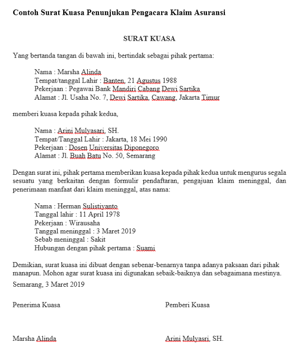 Detail Contoh Surat Penunjukan Langsung Nomer 47