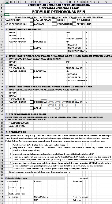 Detail Contoh Surat Penunjukan Pengurus Efin Nomer 31